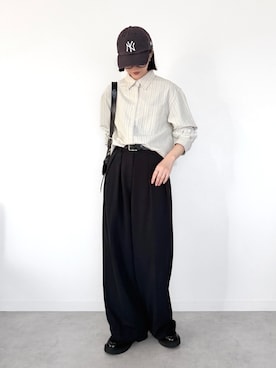 「BRADY（ブレディー）のアイテム」を使った、OKIRIさん（レディース・161cm）の冬コーディネート