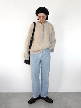 「BRADY（ブレディー）のアイテム」を使った、OKIRIさん（レディース・161cm）の冬コーディネート