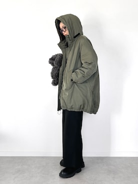 「アイテム（ショルダーバッグ）」を使った、OKIRIさん（レディース・161cm）の冬コーディネート