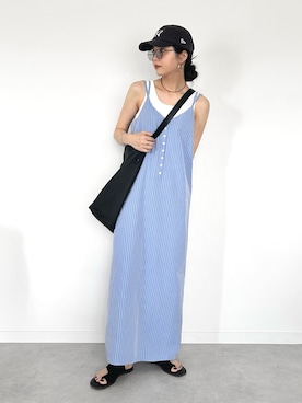 「アイテム（サングラス）」を使った、OKIRIさん（レディース・161cm）の夏コーディネート