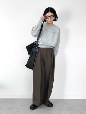 「アイテム（財布/小物）」を使った、OKIRIさん（レディース・161cm）の冬コーディネート