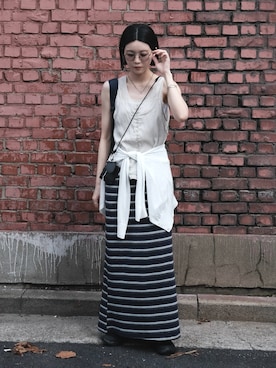 OKIRIさん(レディース・161cm)の夏コーディネート