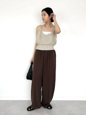「JOURNAL STANDARD（ジャーナルスタンダード）のアイテム」を使った、OKIRIさん（レディース・161cm）の夏コーディネート
