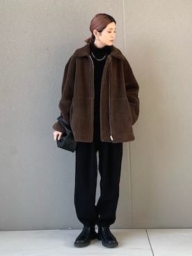 OKIRIさん（レディース・161cm）の冬コーディネート