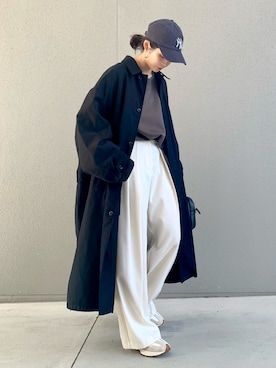 「Graphpaper（グラフペーパー）のアイテム」を使った、OKIRIさん（レディース・161cm）の冬コーディネート