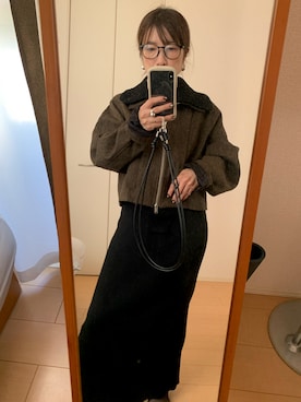 「アイテム（PC・スマホグッズ/家電）」を使った、kawacさん（レディース・145cm）の秋コーディネート