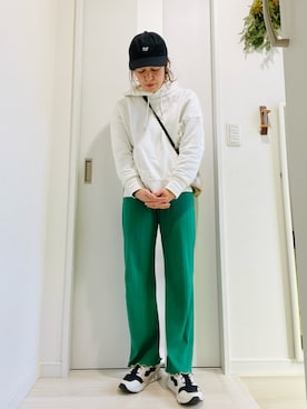 「アイテム（帽子）」を使った、mavaさん（レディース・155cm・40代）の冬コーディネート