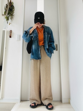 「アイテム（ジャケット/アウター）」を使った、mavaさん（レディース・155cm・40代）の秋コーディネート