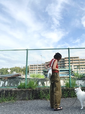 「JOURNAL STANDARD relume（ジャーナルスタンダード　レリューム）のアイテム（カーゴパンツ）」を使った、mavaさん（レディース・155cm）の秋コーディネート