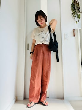 「パンツスタイル」｜mavaさん（レディース・155cm・40代）の秋コーディネート