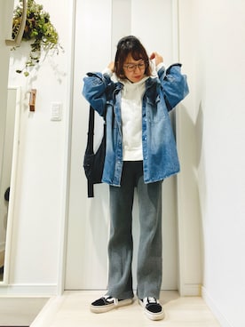 「FREAK'S STORE（フリークスストア）のアイテム（その他パンツ）」を使った、mavaさん（レディース・155cm）の秋コーディネート