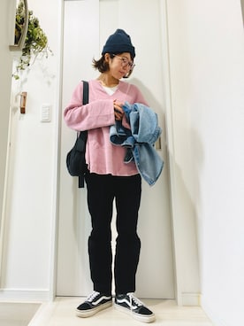 「めがね」｜「アイテム（帽子）」を使った、mavaさん（レディース・155cm）の秋コーディネート