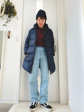 「アイテム（帽子）」を使った、mavaさん（レディース・155cm・40代）の秋コーディネート