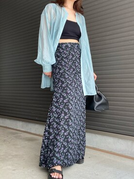 「AMAIL（アマイル）のアイテム」を使った、AMAILさん（レディース・158cm）の夏コーディネート