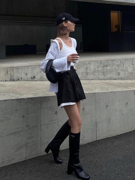 「AMAIL（アマイル）のアイテム」を使った、AMAILさん（レディース・169cm）の秋コーディネート