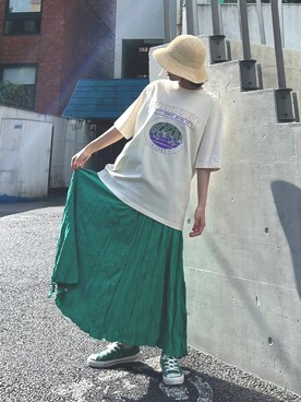 「AMAIL（アマイル）のアイテム」を使った、AMAILさん（レディース・159cm）の春コーディネート