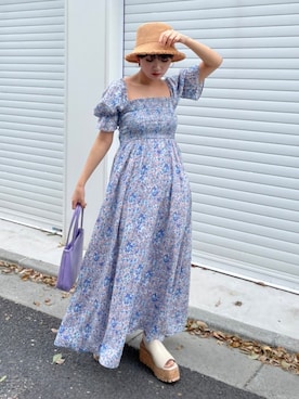 「AMAIL（アマイル）のアイテム」を使った、AMAILさん（レディース・153cm）の夏コーディネート