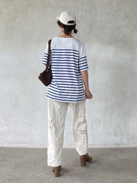 「キャップ女子」｜AMAILさん（レディース・168cm）の夏コーディネート