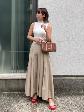 「ボストンバッグ」｜AMAILさん（レディース・159cm）の春コーディネート