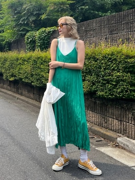 「AMAIL（アマイル）のアイテム」を使った、AMAILさん（レディース・167cm）の夏コーディネート