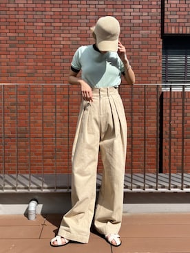 「AMAIL（アマイル）のアイテム」を使った、AMAILさん（レディース・167cm）の春コーディネート