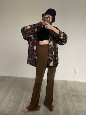 「AMAIL（アマイル）のアイテム」を使った、AMAILさん（レディース・167cm）の春コーディネート