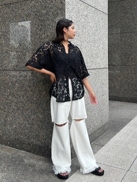 「AMAIL（アマイル）のアイテム」を使った、AMAILさん（レディース・164cm）の夏コーディネート