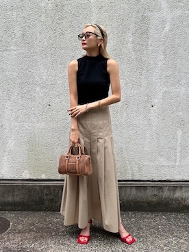 「ボストンバッグ」｜AMAILさん（レディース・167cm）の夏コーディネート