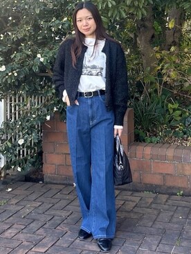 marinaさん（レディース・162cm）の冬コーディネート