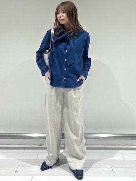 「MILOS（ミロス）のアイテム」を使った、marinaさん（レディース・162cm）の春コーディネート