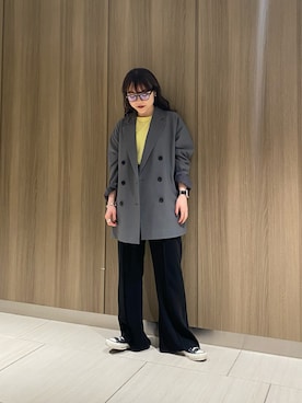 「CONVERSE TOKYO（コンバーストウキョウ）のアイテム（その他アウター）」を使った、MANAさん（レディース・153cm）の春コーディネート