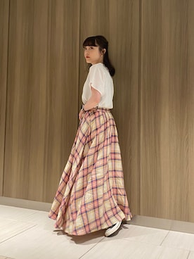 「CONVERSE TOKYO（コンバーストウキョウ）のアイテム」を使った、MANAさん（レディース・153cm）の春コーディネート