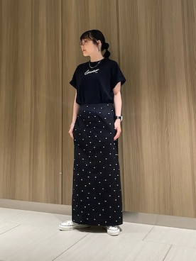 「CONVERSE TOKYO（コンバーストウキョウ）のアイテム」を使った、MANAさん（レディース・153cm）の春コーディネート