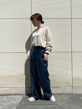 「CONVERSE TOKYO（コンバーストウキョウ）のアイテム」を使った、MANAさん（レディース・153cm）の秋コーディネート