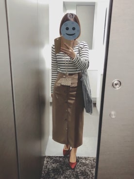 「SUR MESURE（シュール・ムジュール）のアイテム」を使った、gonge_of_krgmさん（レディース・153cm）の秋コーディネート