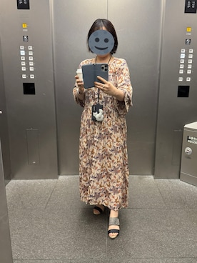 「Ungrid（アングリッド）のアイテム（ワンピース/ドレス）」を使った、gonge_of_krgmさん（レディース・153cm）の秋コーディネート