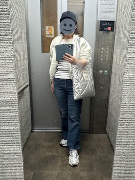 「NEW BALANCE（ニューバランス）の90/60（スニーカー、シルバー系）」を使った、gonge_of_krgmさん（レディース・153cm）の秋コーディネート