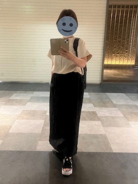 「BEAUTY&YOUTH UNITED ARROWS（ビューティーアンドユースユナイテッドアローズ）のアイテム（スカート）」を使った、gonge_of_krgmさん（レディース・153cm）の夏コーディネート