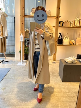 「ZOZO（ゾゾ）のスキニーデニムパンツ［WOMEN］（デニムパンツ）」を使った、gonge_of_krgmさん（レディース・153cm）の春コーディネート
