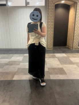 「BEAUTY&YOUTH UNITED ARROWS（ビューティーアンドユースユナイテッドアローズ）のアイテム（スカート）」を使った、gonge_of_krgmさん（レディース・153cm）の夏コーディネート