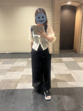 「アイテム（カーディガン/ボレロ）」を使った、gonge_of_krgmさん（レディース・153cm）の夏コーディネート