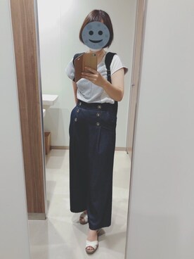 「JUSGLITTY（ジャスグリッティー）のアイテム（パンツ）」を使った、gonge_of_krgmさん（レディース・153cm）の夏コーディネート