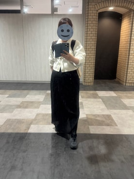 「ADAM ET ROPE'（アダムエロペ）のアイテム（ジャケット/アウター）」を使った、gonge_of_krgmさん（レディース・153cm）の春コーディネート