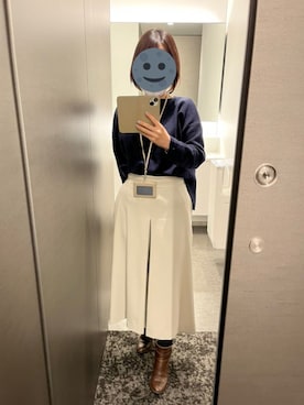 「アイテム（ブーティ、ブラウン系）」を使った、gonge_of_krgmさん（レディース・153cm）の冬コーディネート