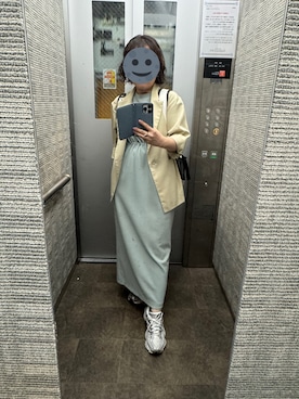 「NEW BALANCE（ニューバランス）の90/60（スニーカー、シルバー系）」を使った、gonge_of_krgmさん（レディース・153cm）の秋コーディネート