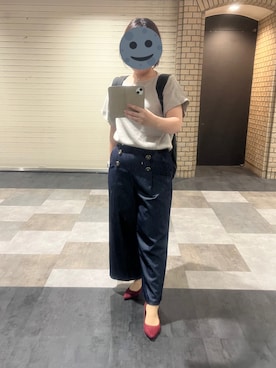 「JUSGLITTY（ジャスグリッティー）のアイテム（パンツ）」を使った、gonge_of_krgmさん（レディース・153cm）の秋コーディネート