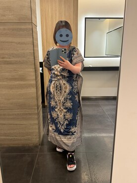 「no brand（ノーブランド）のアイテム（ワンピース）」を使った、gonge_of_krgmさん（レディース・153cm）の夏コーディネート