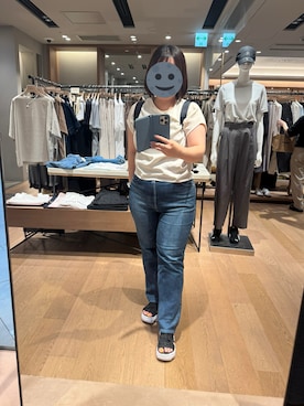 「YANUK（ヤヌーク）のアイテム」を使った、gonge_of_krgmさん（レディース・153cm）の夏コーディネート