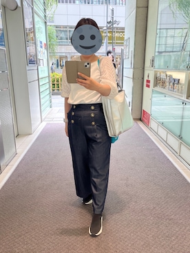 「JUSGLITTY（ジャスグリッティー）のアイテム（パンツ）」を使った、gonge_of_krgmさん（レディース・153cm）の春コーディネート