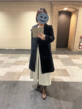 「M-PREMIER（エムプルミエ）のアイテム（ジャケット/アウター）」を使った、gonge_of_krgmさん（レディース・153cm）の冬コーディネート